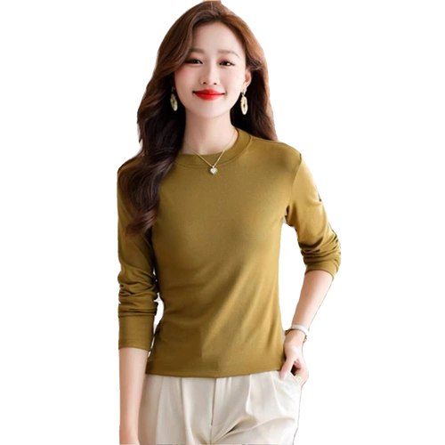 真德绒针织长袖 上衣女 t恤猫小橙女装 凯哥高档打底衫 - 女装/女士