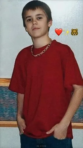 justin bieber小时候的照片来喽!