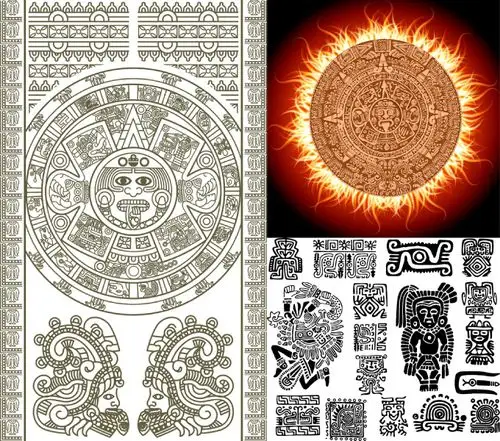 古典图腾图案矢量素材