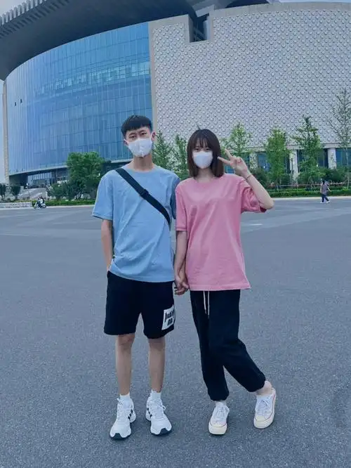 168和178情侣没想到纯色t恤这么好看60