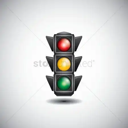 红绿灯 : traffic light