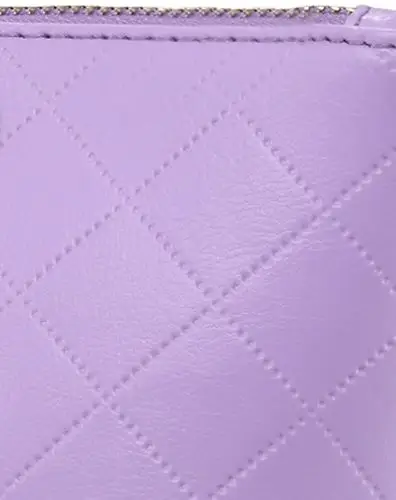 粉紫色迷你马卡龙牛皮单肩包