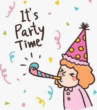 元素aipng卡通过生日的可爱小女孩psdpng手绘冬日轻女手拿爱心aipng