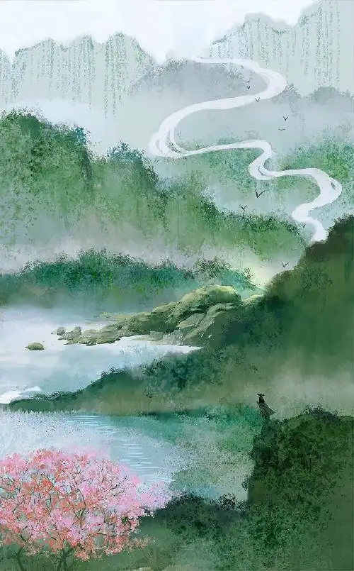 悠悠春江水——唯美古风意境作品欣赏