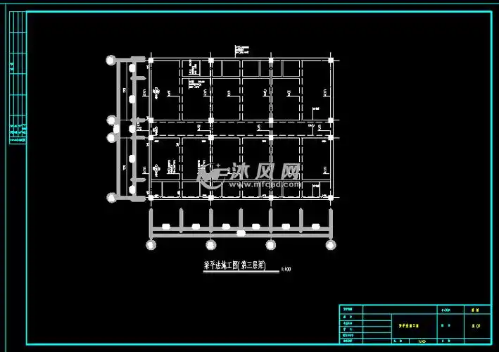 六层框架填充墙结构宿舍楼设计- 设计方案图纸 - 沐风网