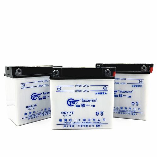 统一蓄电池正品摩托车水电瓶12v骑士 越野 踏板 125 150 弯梁110