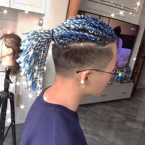 济南脏辫编发男生发型