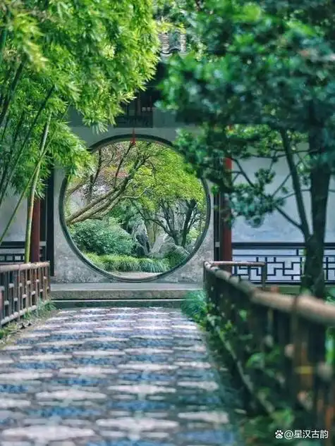 中式园林古风庭院(中式古典园林庭院)中式园林古风庭院