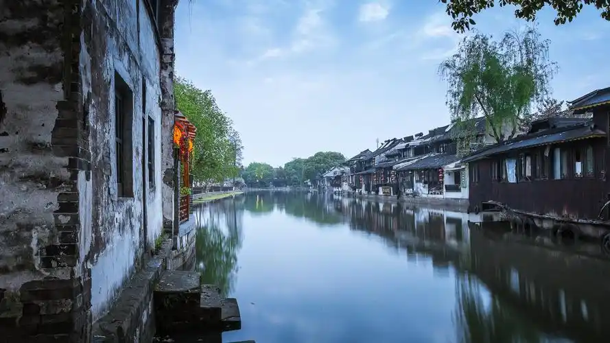 浙江西塘古镇风光图片电脑桌面壁纸下载高清大图预览1920x1080_风景