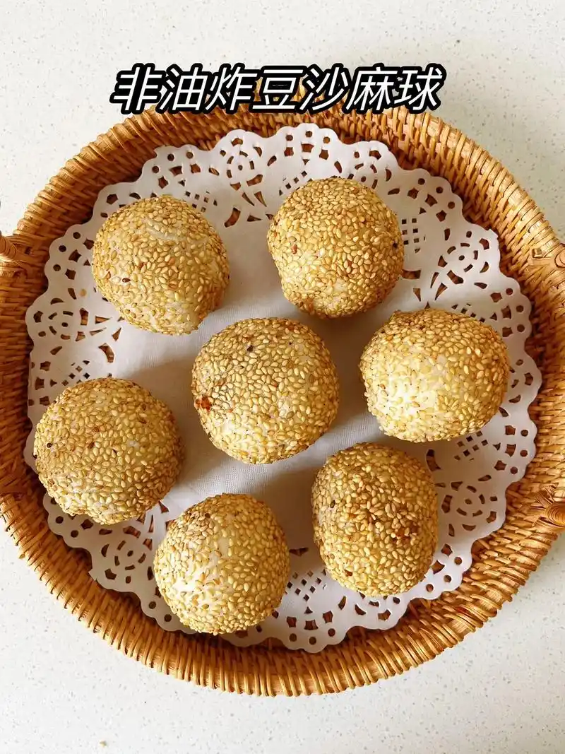 无油空心麻球,过年必备甜品之一,快去做