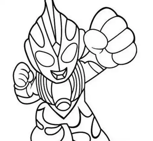 奥特曼图片简笔画黄金赛罗奥特曼图片简笔画