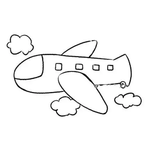 标签:交通工具简笔画客机简笔画飞机简笔画