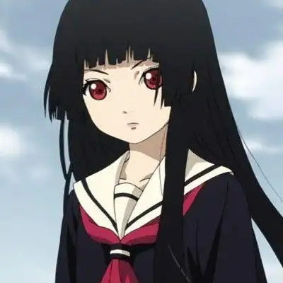 阎魔爱唯美高清头像 地狱少女阎魔爱头像高清_布阁拉