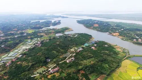 猛禽无人机航拍---洞庭湖中美丽的赤山岛