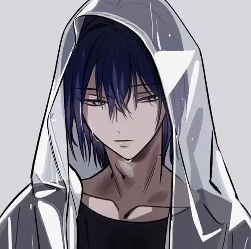 动漫男头想和你一起看冬天