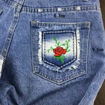 牛仔服裤子布贴补丁贴 膝盖破洞修补diy装饰贴布 衣服辅料贴花 1