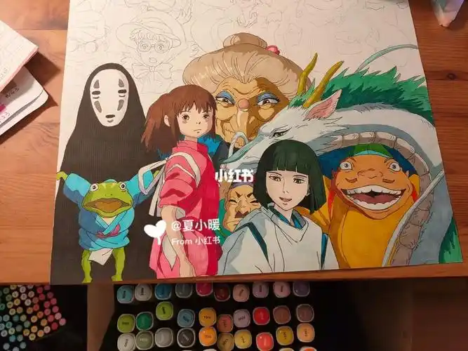 速写人间万象  #笔记灵感  #宫崎骏  #千与千寻  #手绘  #马克笔马克