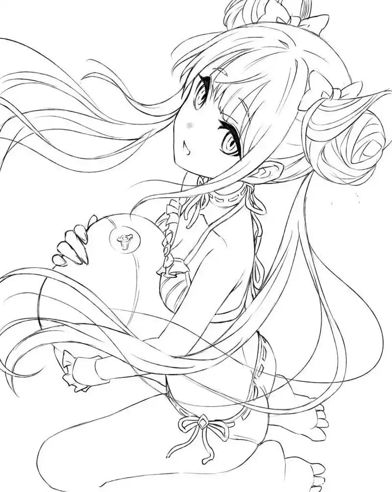 绘画素材你想要的战斗风线稿临摹素材,在这里!