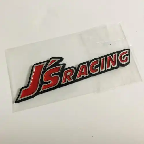 jdm 自定义标志金属贴纸,定制交叉汽车标志 3d 铝合金汽车贴纸徽章