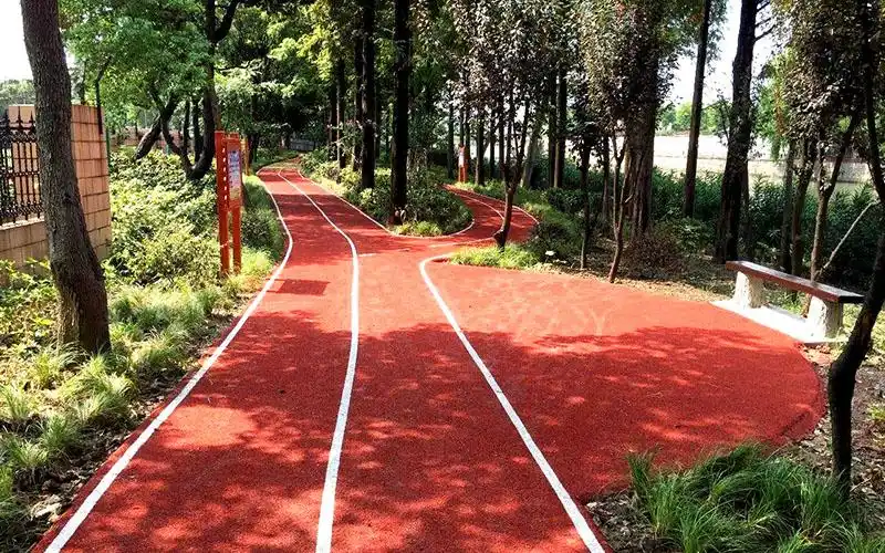 健身步道与自行车专用道区别优势_天津硅pu篮球场施工_硅pu网球场铺设