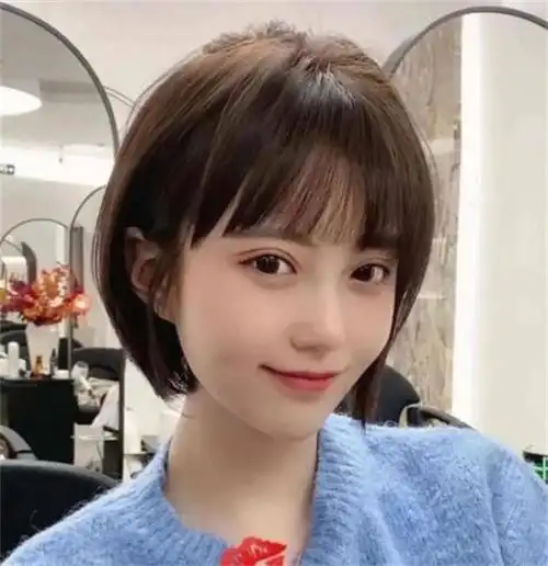 短发图片女2022新款减龄 学生必备短发发型