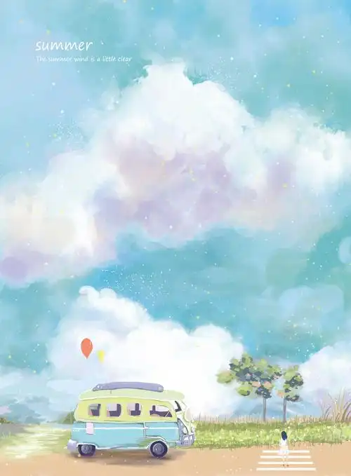 日系小清新文艺唯美梦幻手绘插画第三弹