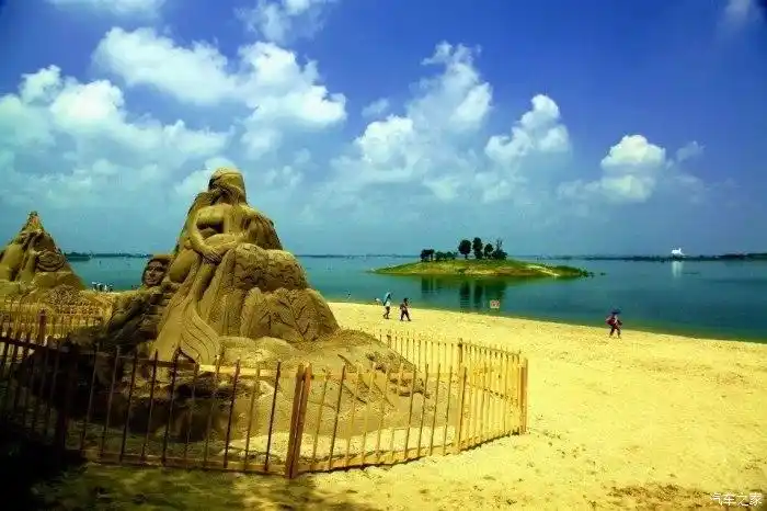 邂逅漳河阳光沙滩,看沙雕,赏美景,拍美照