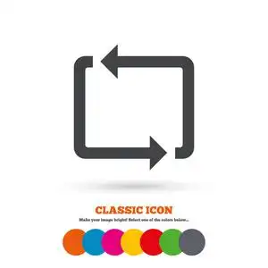 重复的图标.循环符号照片