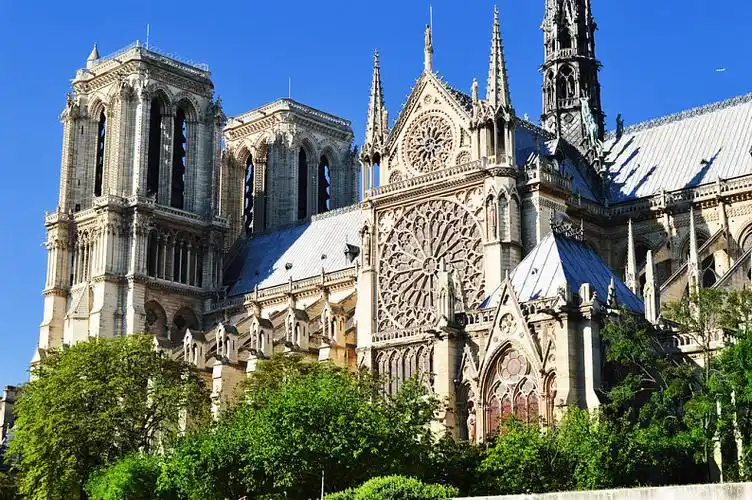 巴黎圣母院,大教堂,巴黎,法国_高清图片_全景视觉