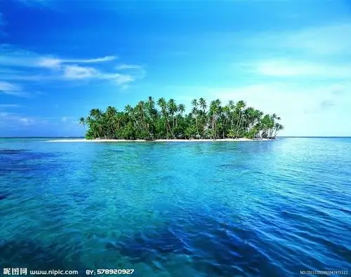 海上小岛图片