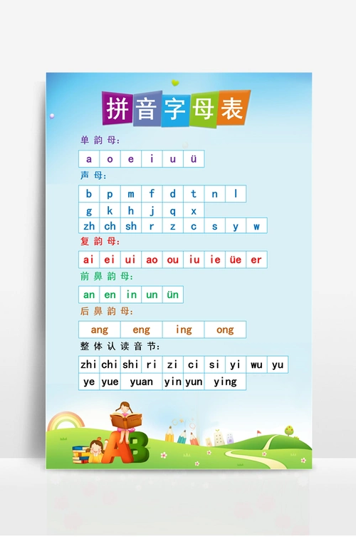汉语拼音字母表 - 当图网