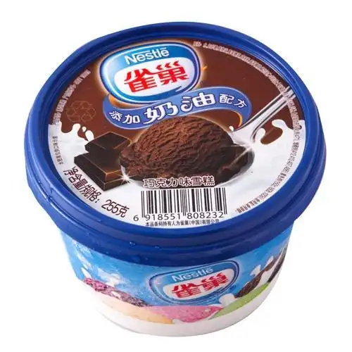 雀巢冰激凌巧克力味雪糕盒装255g