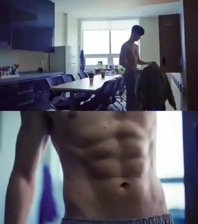 金秀贤大秀八块腹肌,网友:太过性感,不敢看