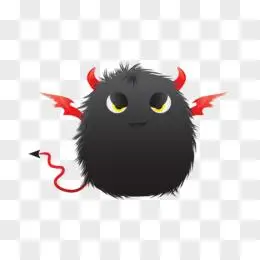 卡通pngai卡通可爱奸笑小恶魔表情包pngpsd卡通恶魔小女孩png翅膀png