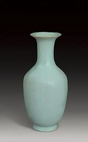 汝窑天青釉观音瓶	 -  - 瓷器 - 2007年春季大型艺术品拍卖会 -收藏网