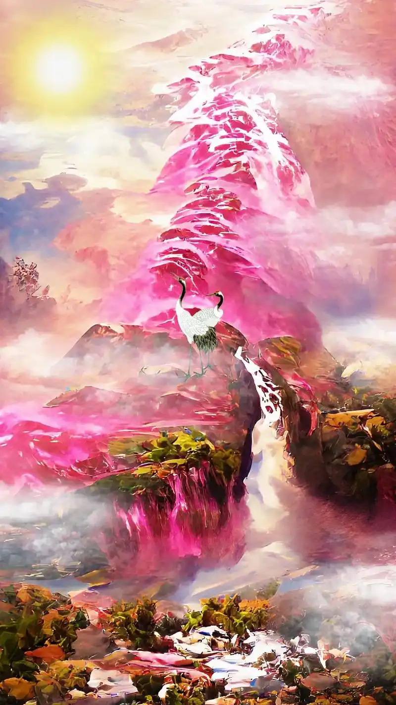 这是什么神仙地方,这么好看的仙境瀑布,当然不能自己独享了,快 - 抖音