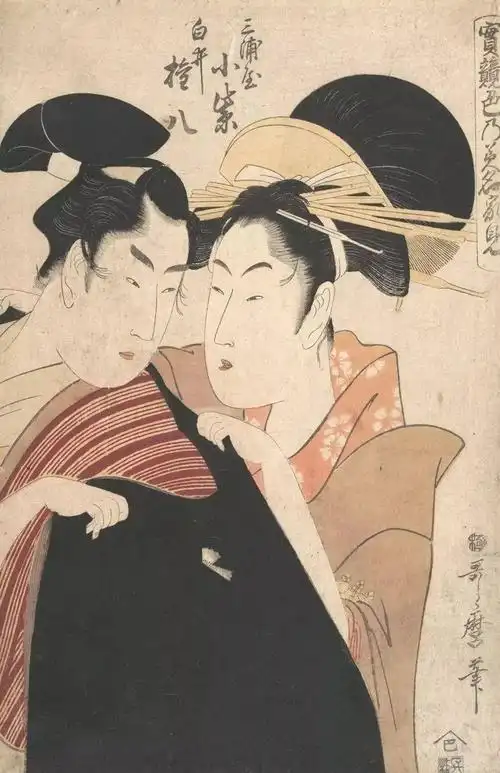 喜多川歌麿浮世绘图集