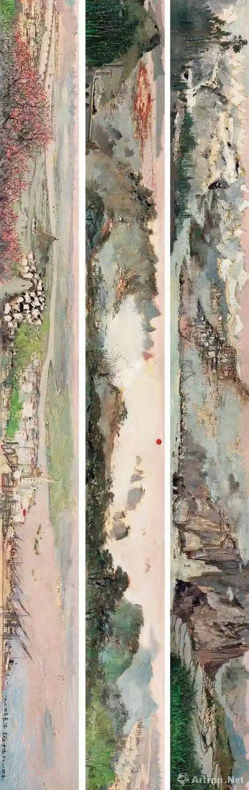 吴冠中《1974.长江》