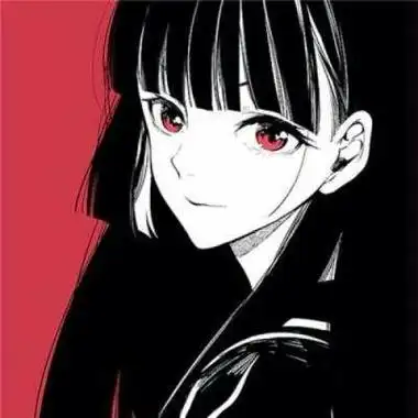 暗黑系二次元女生头像