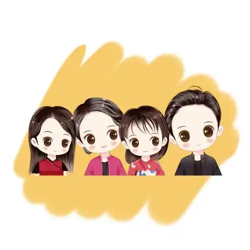 感受幸福,可爱温馨的一家三口,四口头像,你喜欢哪个?