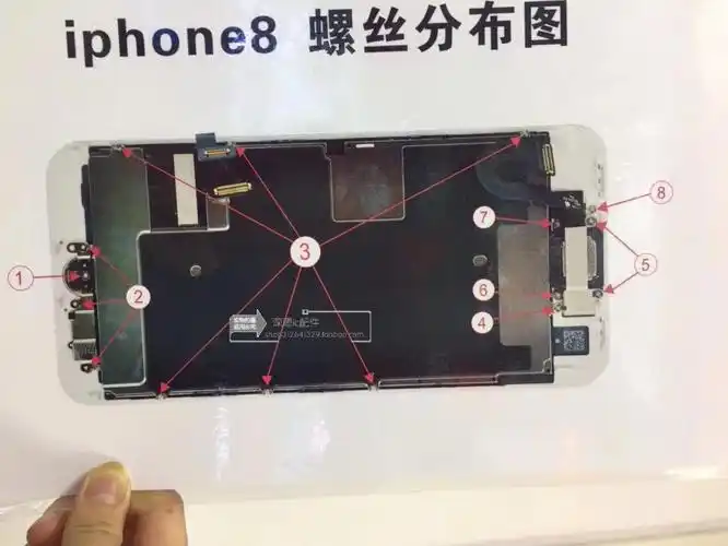 宇旗柜子配件558151258069 苹果手机零部件iphone6 6p 6splus螺丝全套