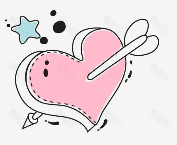 爱心简笔画 爱心简笔画漂亮可爱