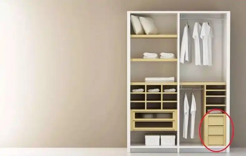 衣橱中的抽屉应该设计在什么位置上?_高度