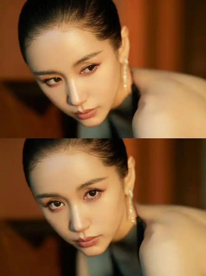 王子文作为法国娇兰品牌大使出席活动,她的脸真的是女明星中很有质感