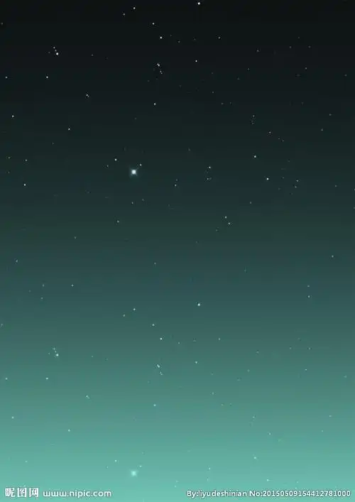 蓝色星空背景图片