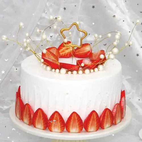 精选好货蛋糕模型仿真2021新款网红流行卡通水果生日蛋糕样品橱窗展示