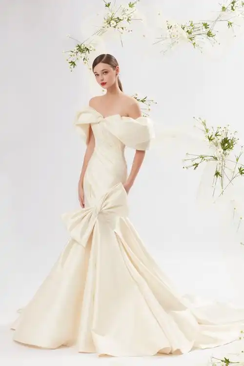 2021春夏新款鱼尾礼服|全国theonebride新概念轻奢婚纱-中国婚博会