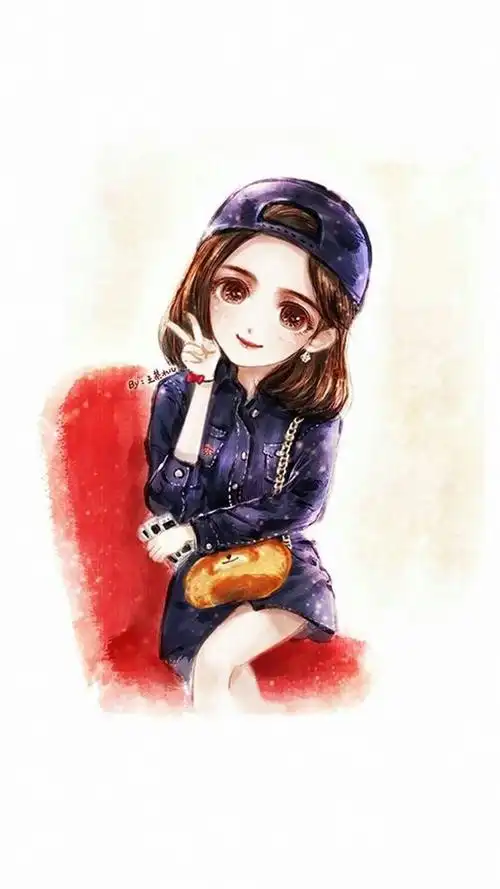 杨幂卡通版图片 像这样的