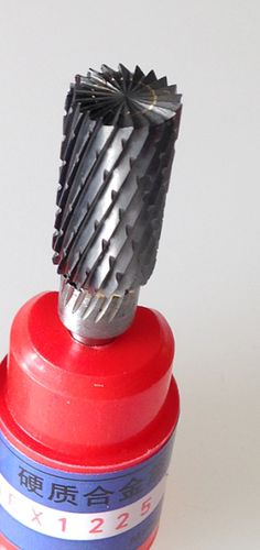 a型磨头 双槽双纹 硬质合金旋转锉 6*6 8 10 12打磨头 圆柱形磨钢