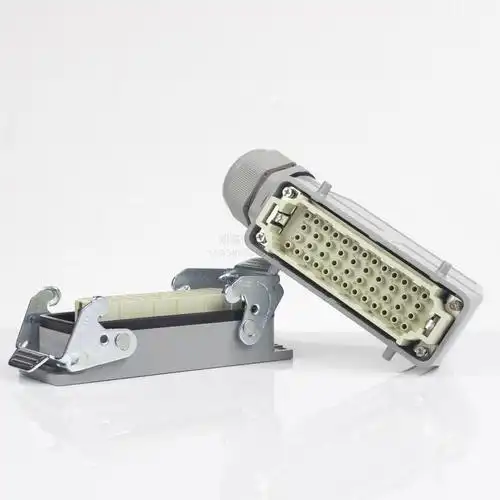 插头hdchee046重载连接器矩形防水工水工业航空冷压多芯插头